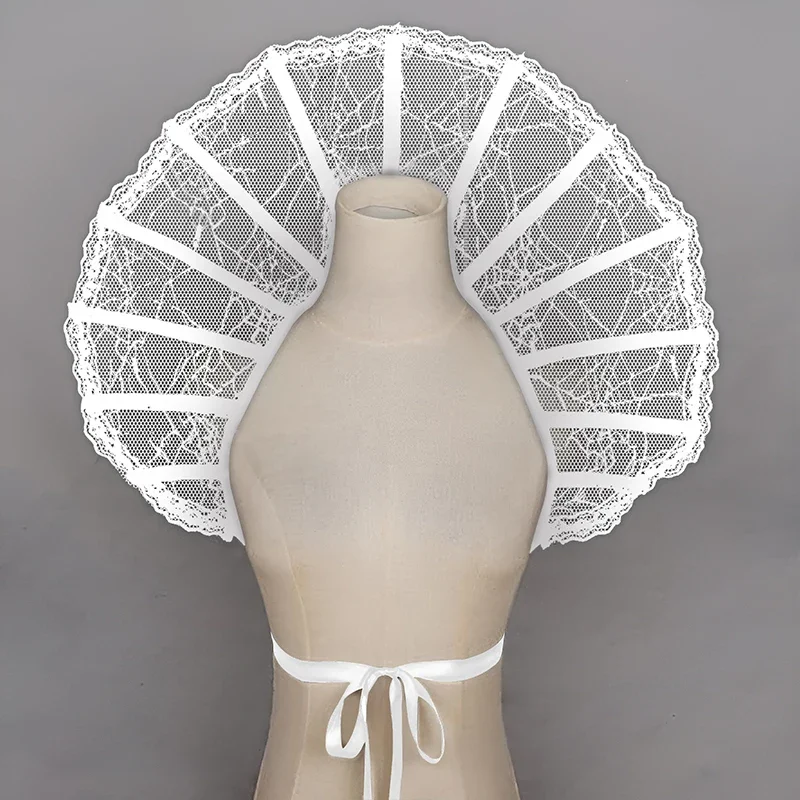 Gothic Lace Stand Collar with Skeleton Easter Halloween Witch Queen Cape Retro Medieval Clothes Art Costume Cosplay Accessories
Gothic Lace Stand Collar with Skeleton Easter Halloween Witch Queen Cape Retro Medieval Clothes Art Costume Cosplay Accessories