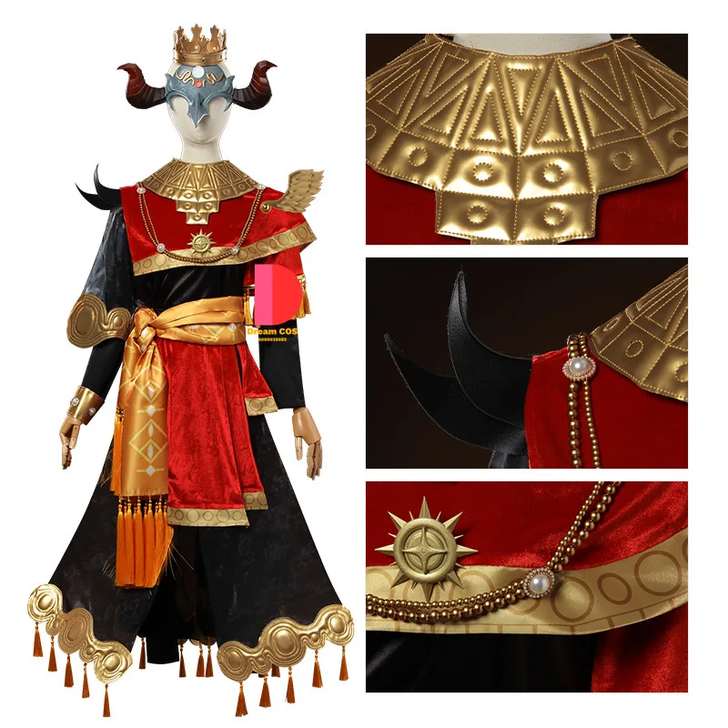 Identity V Fool's Gold Cosplay Costume Sinful Molten Fire Cosplay Head Accessories and Luxurious Costume Game Vintage Clothes
Identity V Fool's Gold Cosplay Costume Sinful Molten Fire Cosplay Head Accessories and Luxurious Costume Game Vintage Clothes