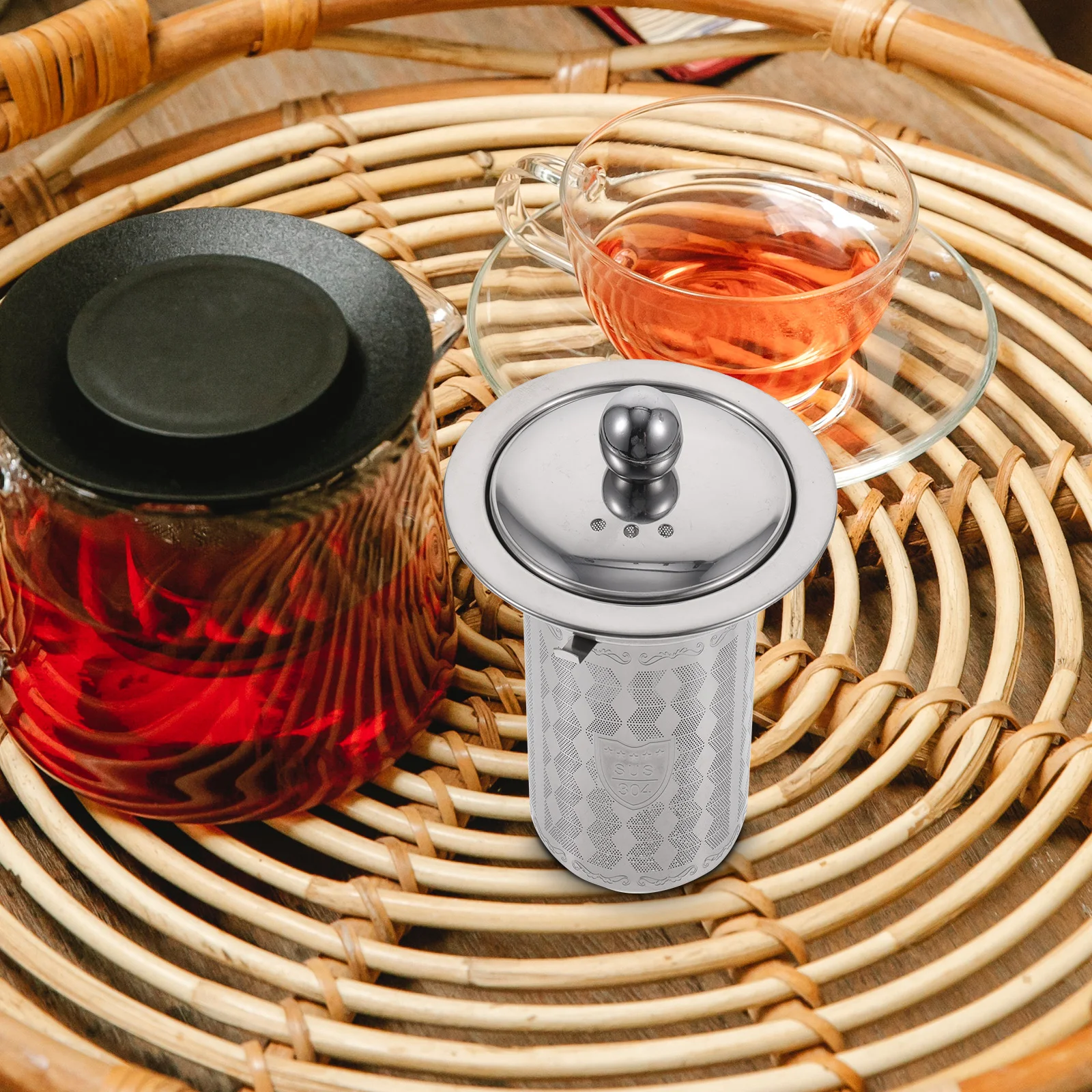2 Pcs 304 Stainless Steel Tea Strainer Filter for Teapot Mug Fine Mesh Infuser Replacement Loose Tea Brewer Home Office Use High
2 Pcs 304 Stainless Steel Tea Strainer Filter for Teapot Mug Fine Mesh Infuser Replacement Loose Tea Brewer Home Office Use High