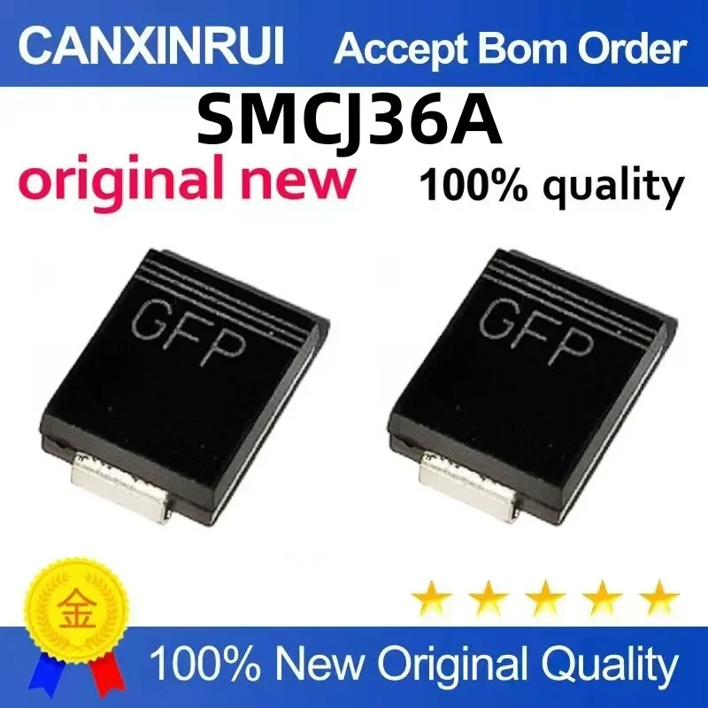 (5-100 pieces)Brand new original SMCJ36A silk screen GFP DO-214AB 1500W unidirectional transient suppression diode
(5-100 pieces)Brand new original SMCJ36A silk screen GFP DO-214AB 1500W unidirectional transient suppression diode