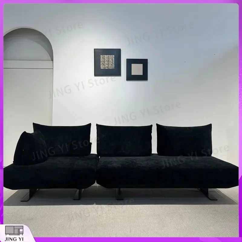 Black Horn Coffee Table Set with Fabric Sofa Double-Sided Movable Backrest Light Luxury Cream Style Living Room Small
Black Horn Coffee Table Set with Fabric Sofa Double-Sided Movable Backrest Light Luxury Cream Style Living Room Small