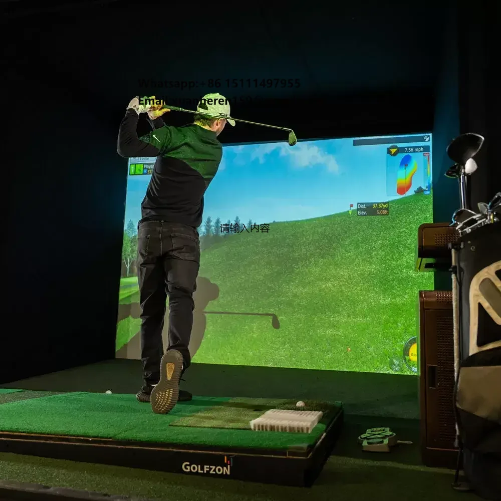 Screen Golf Simulator Projection Interaction Smart Golf Game 100+ Stadiums Dual Camera Sensor Indoor Home Use Entertainment
Screen Golf Simulator Projection Interaction Smart Golf Game 100+ Stadiums Dual Camera Sensor Indoor Home Use Entertainment