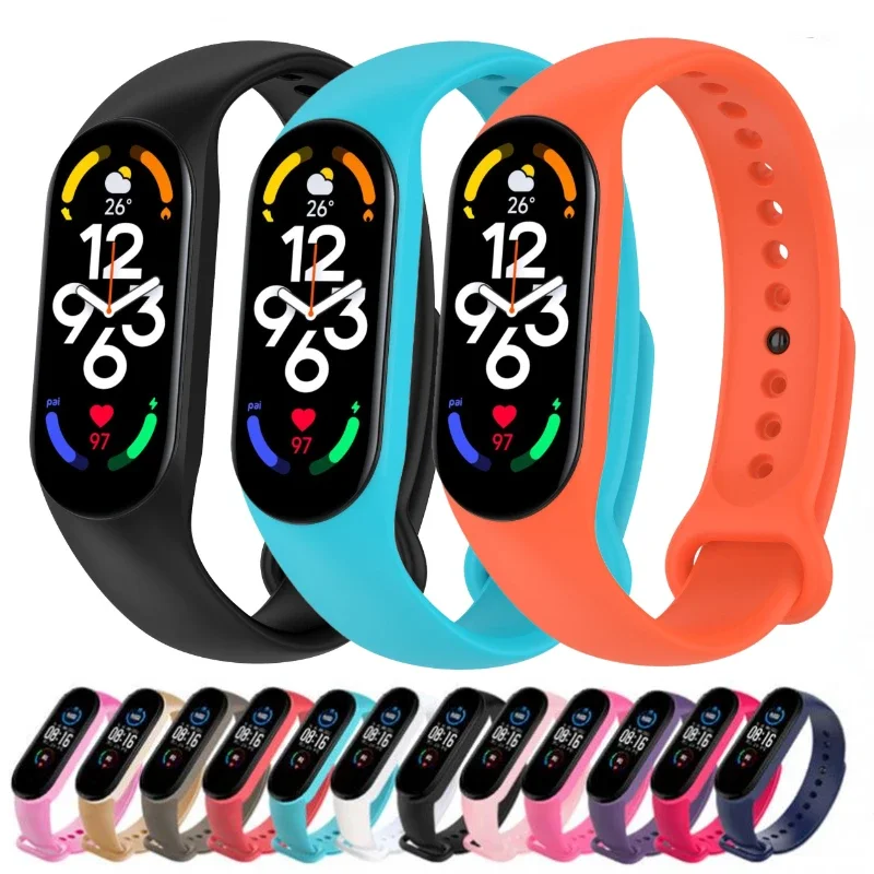 Силиконовый ремешок для Xiaomi Mi Band 7 6, мягкий спортивный браслет Miband Band 5, ремень 4, ремешок для Xiaomi Correa 7 6 5 4
Силиконовый ремешок для Xiaomi Mi Band 7 6, мягкий спортивный браслет Miband Band 5, ремень 4, ремешок для Xiaomi Correa 7 6 5 4