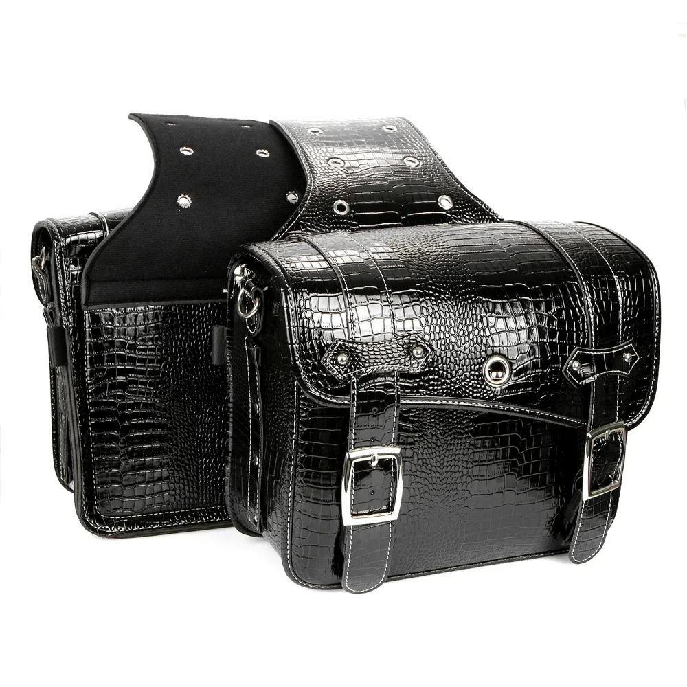 Универсальная мотоциклетная боковая сумка для инструментов, седельная сумка из искусственной кожи с крокодиловым узором для Harley Sportster
Универсальная мотоциклетная боковая сумка для инструментов, седельная сумка из искусственной кожи с крокодиловым узором для Harley Sportster