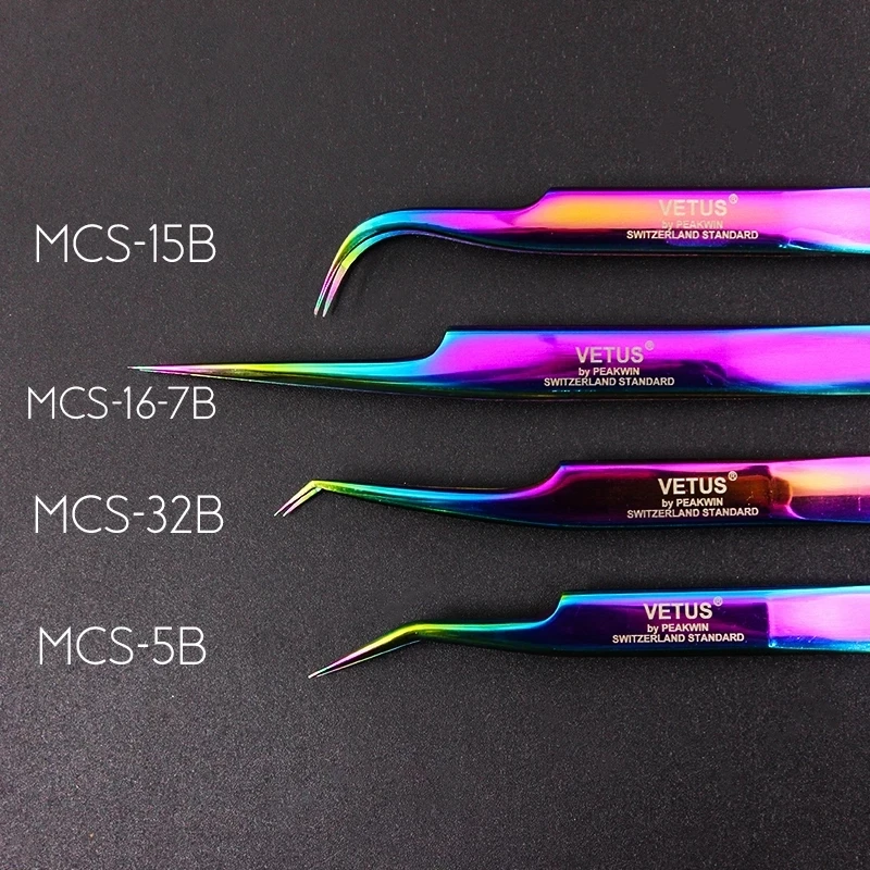 100% Vetus Original MCS Series New Style Premium Eyelashes Tweezers Ultra Fine Tip Improve for 3D 6D Lashes Extensions
100% Vetus Original MCS Series New Style Premium Eyelashes Tweezers Ultra Fine Tip Improve for 3D 6D Lashes Extensions