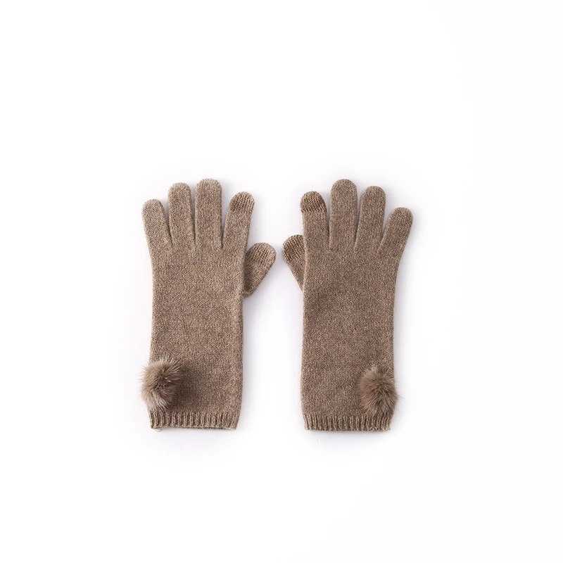 Осень-зима, 100% кашемировые перчатки, женские теплые перчатки, защита запястья с пятью пальцами, вязаные перчатки с помпоном для вождения
Осень-зима, 100% кашемировые перчатки, женские теплые перчатки, защита запястья с пятью пальцами, вязаные перчатки с помпоном для вождения