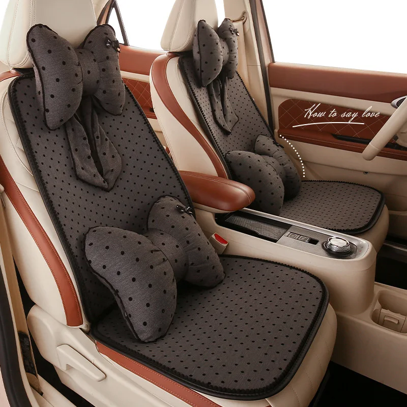 Delicate Polka Dots Car Seat Cover Breathable Pad Mat for Auto Chair Cushion Car Front Seat Cover Four Seasons Anti Slip Mat
Delicate Polka Dots Car Seat Cover Breathable Pad Mat for Auto Chair Cushion Car Front Seat Cover Four Seasons Anti Slip Mat