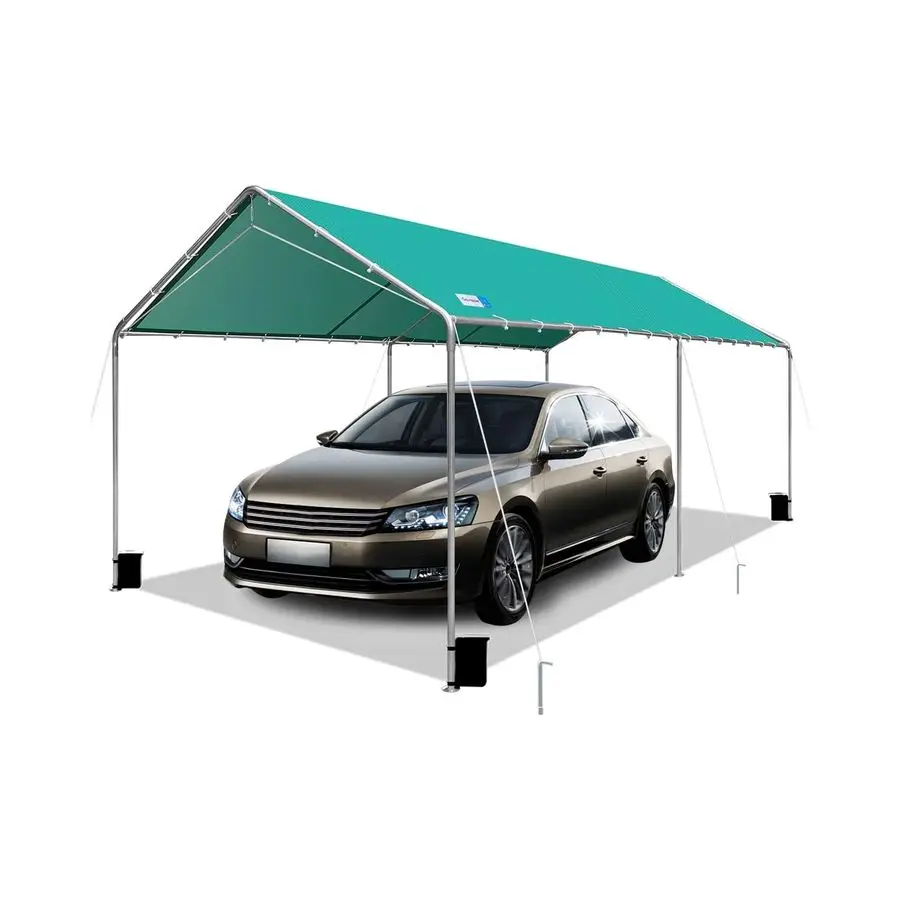 Canopy 10x20 Heavy Duty Carport, Waterproof amp UV Protected Garage Top Tarp Shelter Cover with Reinforced Steel Cables, Outdoor
Canopy 10x20 Heavy Duty Carport, Waterproof amp UV Protected Garage Top Tarp Shelter Cover with Reinforced Steel Cables, Outdoor