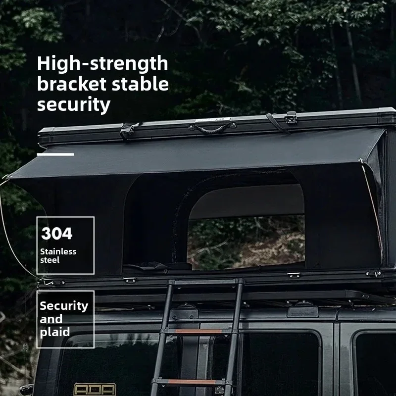 Fully automatic, quick - opening camping tent roof awning. Durable aluminum connection, foldable upper part, suitable for camp
Fully automatic, quick - opening camping tent roof awning. Durable aluminum connection, foldable upper part, suitable for camp