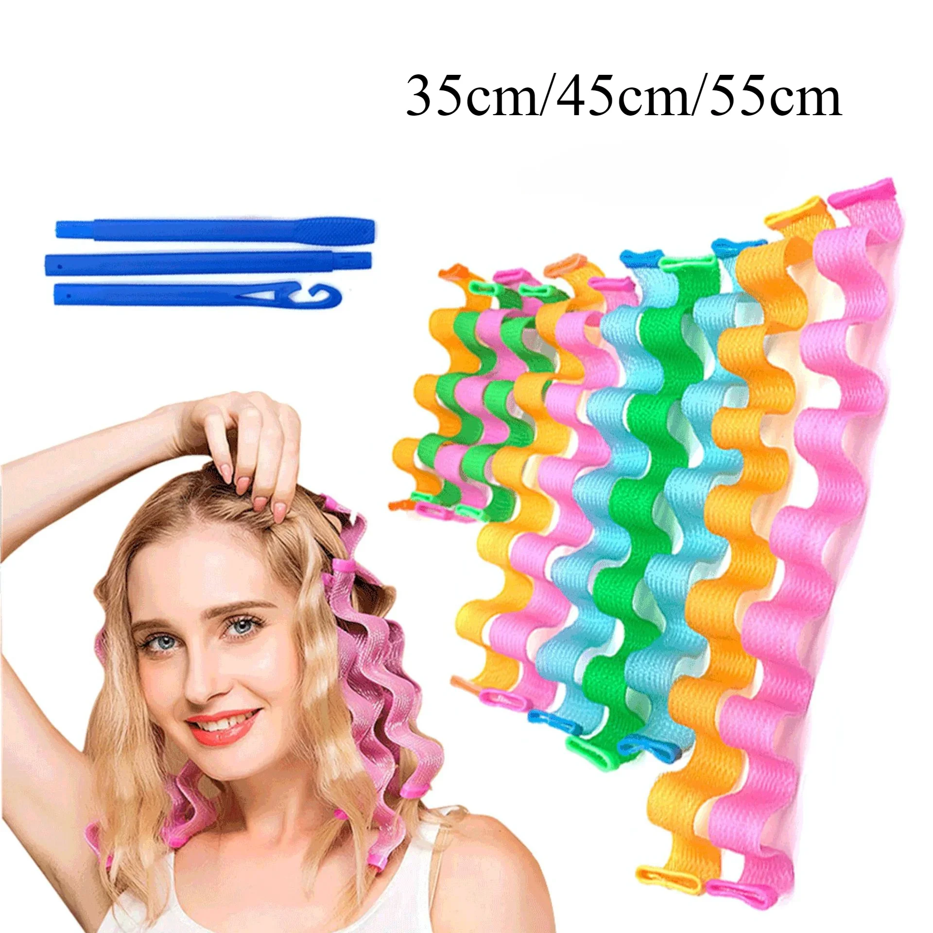 12Pcs Set Magic Hair Curler Heatless Hair Rollers Wave Formers Hairstyle Roller Sticks Curling Hair Styling Tools for Women
12Pcs Set Magic Hair Curler Heatless Hair Rollers Wave Formers Hairstyle Roller Sticks Curling Hair Styling Tools for Women