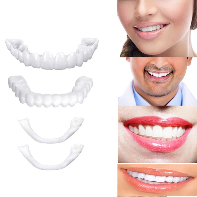 newSnap-On Temporary Teeth Veneers No Adhesive Required Natural Whitening Design for Daily Party Social Wear CK848
newSnap-On Temporary Teeth Veneers No Adhesive Required Natural Whitening Design for Daily Party Social Wear CK848