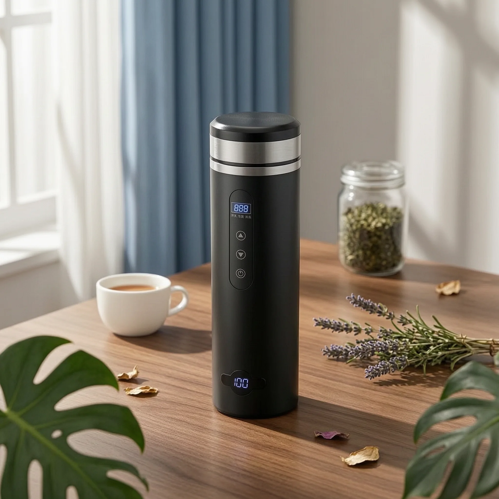 Electric Heating Cup versatileUse Car Electric Heating Mug Travel Kettle Touch-Control Portable for Commuters, Office
Electric Heating Cup versatileUse Car Electric Heating Mug Travel Kettle Touch-Control Portable for Commuters, Office