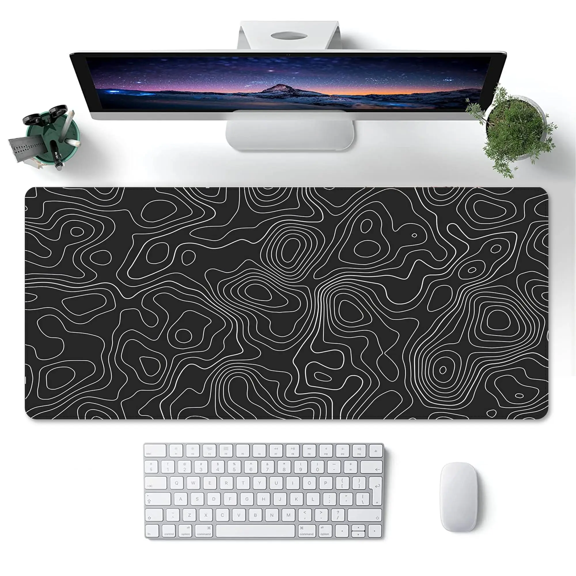 Black Textured Pattern Table Mat, Minimalist Style Mouse Pad, XXL Office Desk Mat, Perfect Gift for Friends and Colleagues.
Black Textured Pattern Table Mat, Minimalist Style Mouse Pad, XXL Office Desk Mat, Perfect Gift for Friends and Colleagues.