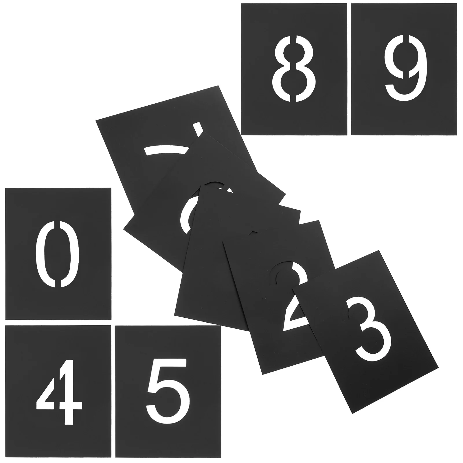 10Pcs Large Number Stencils Reusable Plastic Painting Templates for Crafts Wood Fabric Wall DIY Home Decoration Spray Stenciling
10Pcs Large Number Stencils Reusable Plastic Painting Templates for Crafts Wood Fabric Wall DIY Home Decoration Spray Stenciling