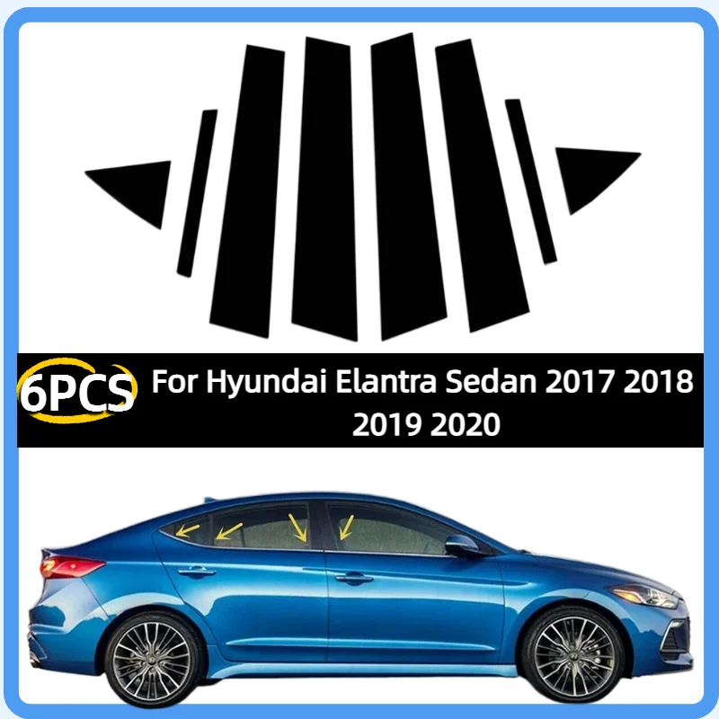 Gloss Black Pillar Posts Door Side Trim Fit For Hyundai Elantra Sedan 2017 2018 2019 2020 Window Moulding Decoration Cover
Gloss Black Pillar Posts Door Side Trim Fit For Hyundai Elantra Sedan 2017 2018 2019 2020 Window Moulding Decoration Cover