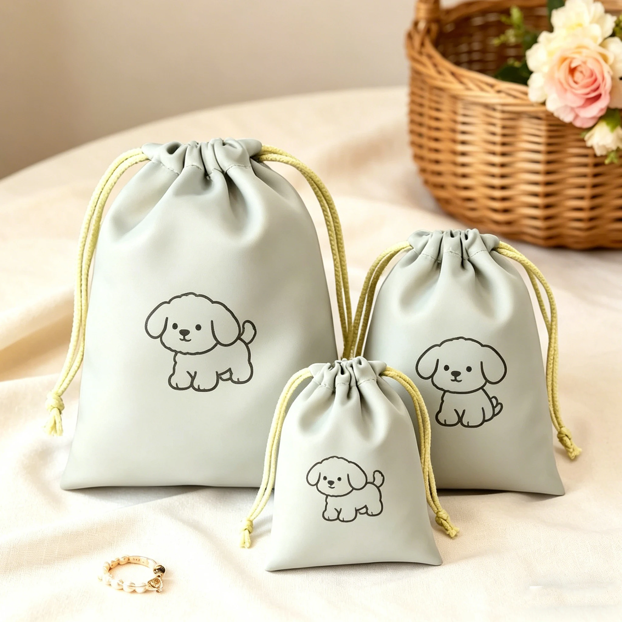 50pcs Custom Small Luxury Satin Perfume Gift Bags Jewelry Earrings Packaging Drawstring Bag Custom Logo Silk Hair Cosmetic Pouch
50pcs Custom Small Luxury Satin Perfume Gift Bags Jewelry Earrings Packaging Drawstring Bag Custom Logo Silk Hair Cosmetic Pouch