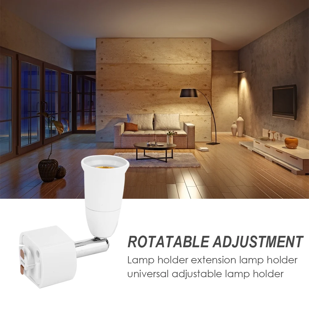 90 Degree Rotatable Adjustable Lamp Bases Adapter E27 85-240V LED Copper Light Bulbs Socket Base Converter Lighting Accessories
90 Degree Rotatable Adjustable Lamp Bases Adapter E27 85-240V LED Copper Light Bulbs Socket Base Converter Lighting Accessories
