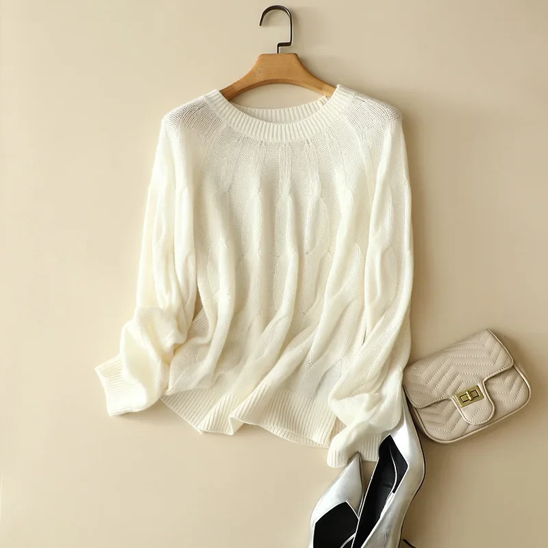 winter chunky cable knit 100% cashmere loose knitwear sweater women's korean fashion oversized warm pullovers ladies chic tops
winter chunky cable knit 100% cashmere loose knitwear sweater women's korean fashion oversized warm pullovers ladies chic tops
