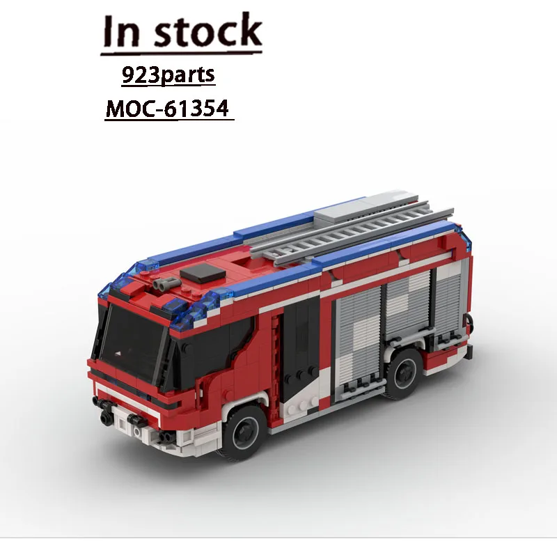 MOC-61354 City Traffic Rescue Ladder Fire Truck Building Block Model, 923 Pieces – Birthday and New Year Toy Gift for Boys
MOC-61354 City Traffic Rescue Ladder Fire Truck Building Block Model, 923 Pieces – Birthday and New Year Toy Gift for Boys