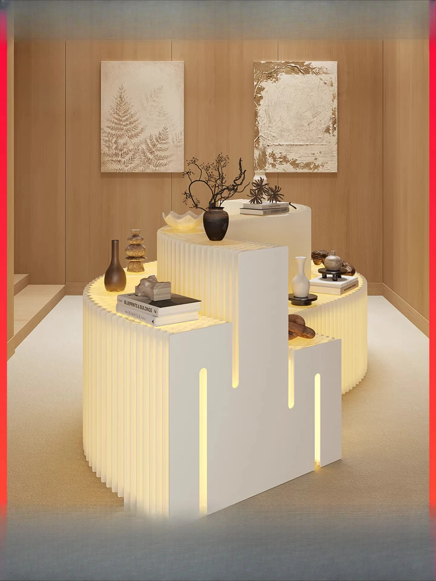 Display Shelf Store Display Shelf Booth Shelf Luminous Ladder
Display Shelf Store Display Shelf Booth Shelf Luminous Ladder