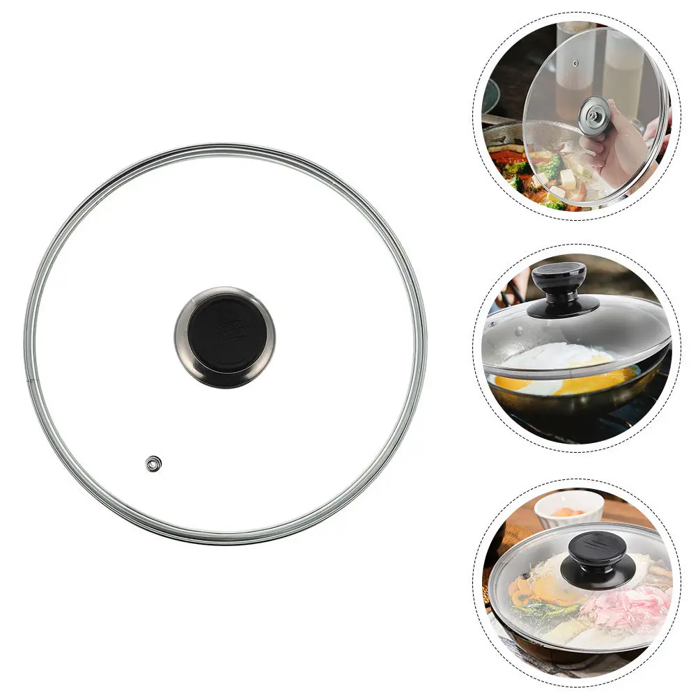 1Pcs Glass Pot Lid Multi-Purpose Visible Cooking Cover Heat Resistant Anti-Scald Overflow Prevention Pot Cover Kitchen Gadget
1Pcs Glass Pot Lid Multi-Purpose Visible Cooking Cover Heat Resistant Anti-Scald Overflow Prevention Pot Cover Kitchen Gadget