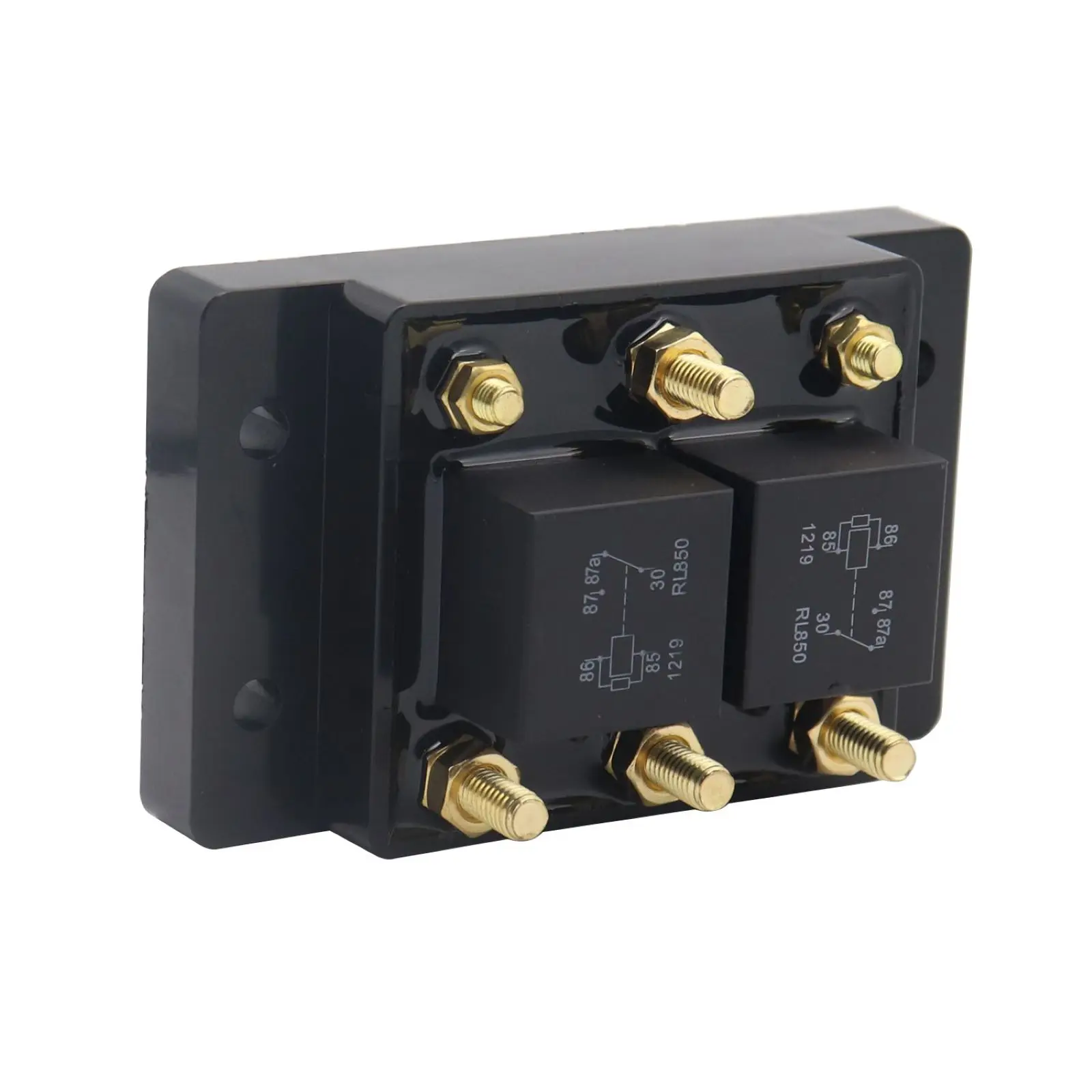 Vehicle Forward Reverse Relay Module 12V 80A/50A for Tarp Winch Motor, Replaces Cole Hersee 24452 5541100 Auto Accessory
Vehicle Forward Reverse Relay Module 12V 80A/50A for Tarp Winch Motor, Replaces Cole Hersee 24452 5541100 Auto Accessory