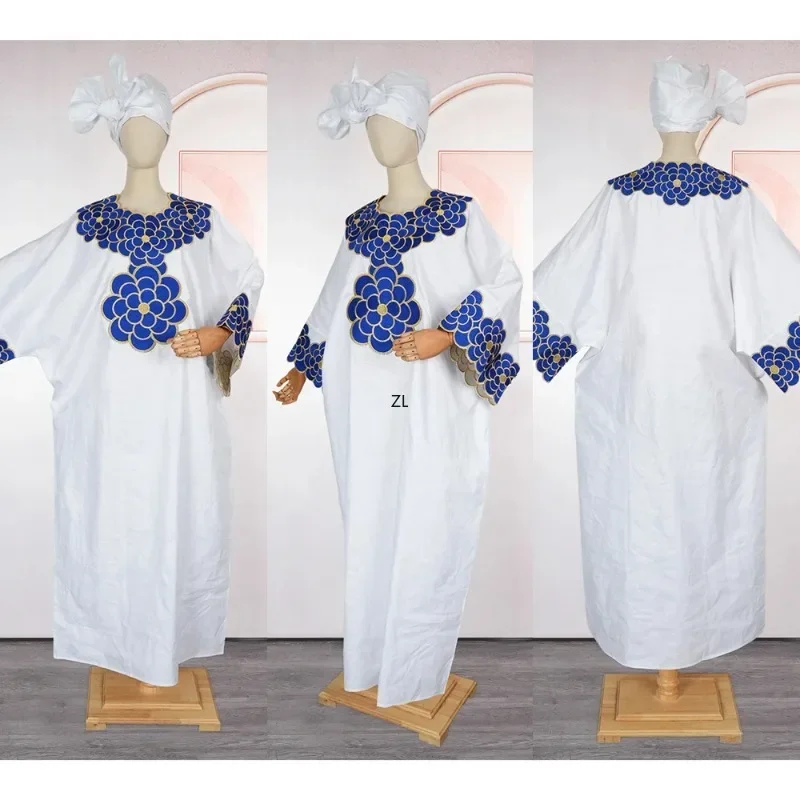 Elegant plus Size African Embroidery Wedding Party Church Robe Muslim BouBou Djellaba Bazin Riche Gown for Women
Elegant plus Size African Embroidery Wedding Party Church Robe Muslim BouBou Djellaba Bazin Riche Gown for Women