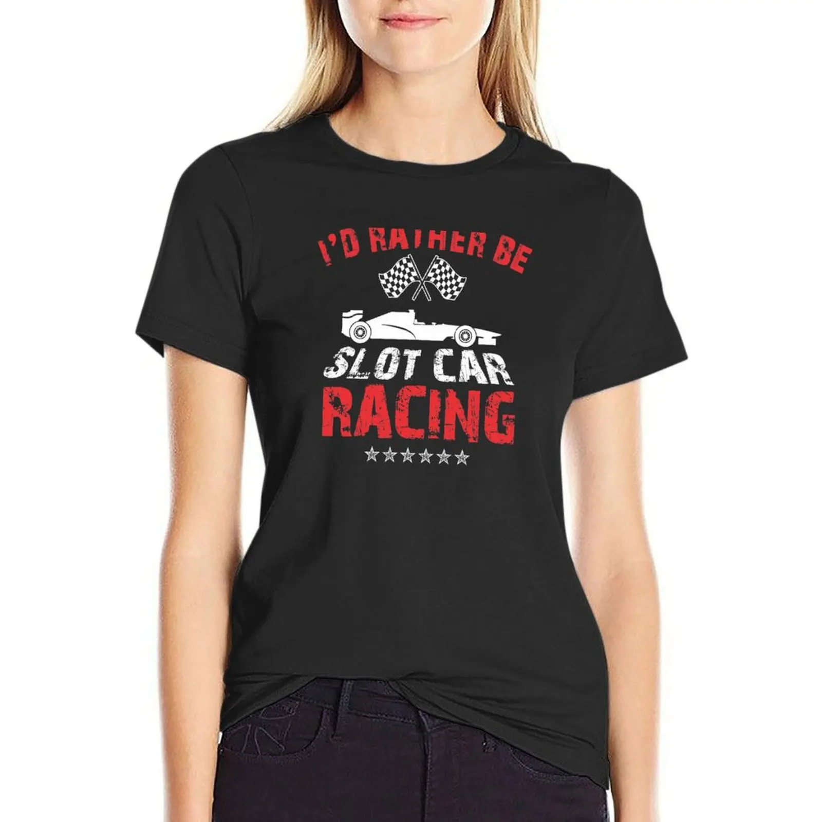 I'd Rather Be Slot Car Racing Race Enthusiasts Design T-Shirt sublime tees cute clothes t-shirts for Women graphic tees
I'd Rather Be Slot Car Racing Race Enthusiasts Design T-Shirt sublime tees cute clothes t-shirts for Women graphic tees