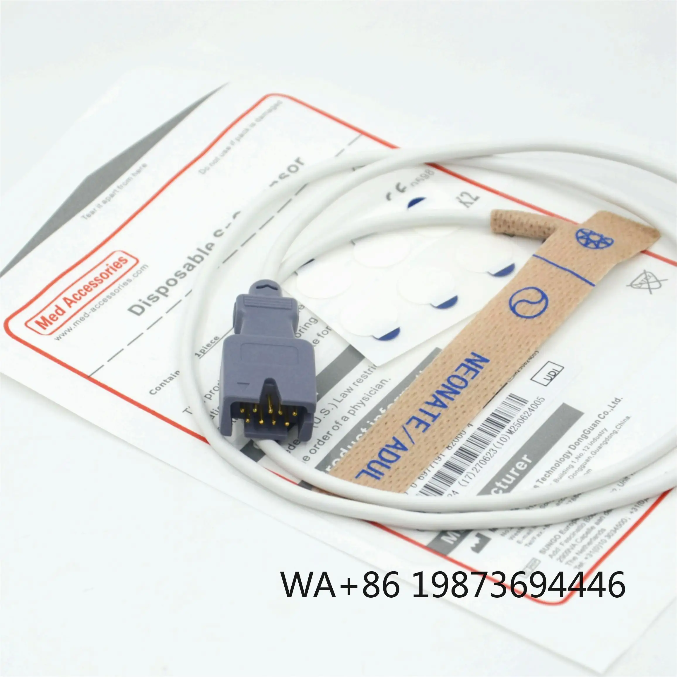 Wholesale Disposable 9-Pin 1.1M SpO2 Sensor, TPU for All Ages CE
Wholesale Disposable 9-Pin 1.1M SpO2 Sensor, TPU for All Ages CE