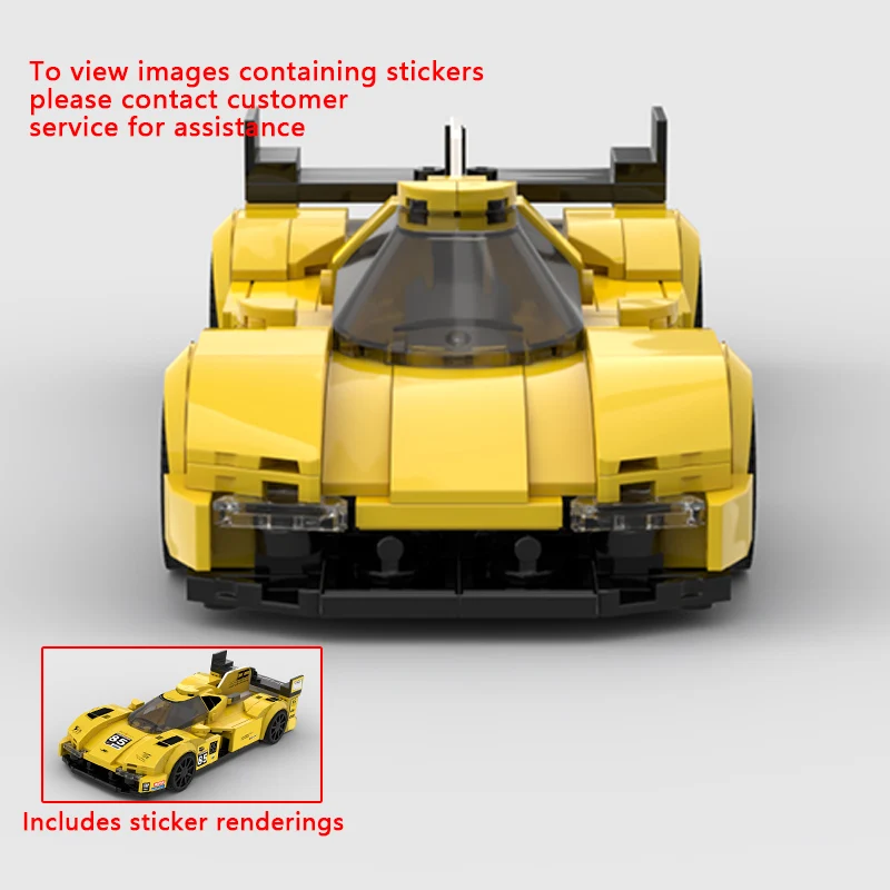 Speed Racing Car Model MOC Building Bricks WEC IMSA Le Mans Modular Technology Children Holiday Gifts Assemble Toys Suit
Speed Racing Car Model MOC Building Bricks WEC IMSA Le Mans Modular Technology Children Holiday Gifts Assemble Toys Suit