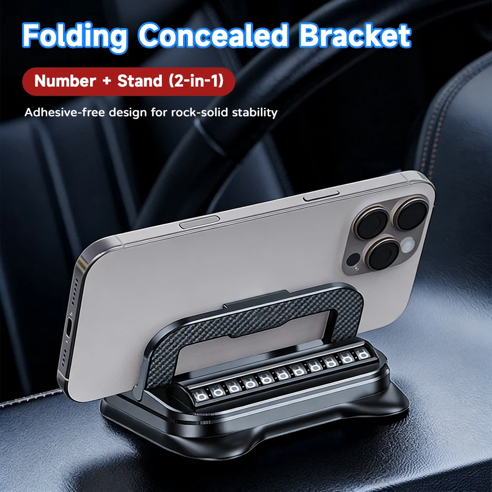 Car Phone Holder 360-Degree Rotation Head with Car Temporary Parking Card Phone Number Plate For Phone Car GPS Anti-slip Bracket
Car Phone Holder 360-Degree Rotation Head with Car Temporary Parking Card Phone Number Plate For Phone Car GPS Anti-slip Bracket