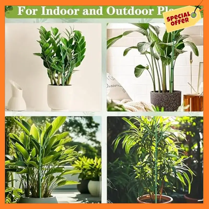 AD08-6Pack 39.37Inchplant Support Stakes With Clips,Twist Ties,Strap,Twist Clips, Climbing Plant Stakes For Outdoor & Indoor, Du
AD08-6Pack 39.37Inchplant Support Stakes With Clips,Twist Ties,Strap,Twist Clips, Climbing Plant Stakes For Outdoor & Indoor, Du