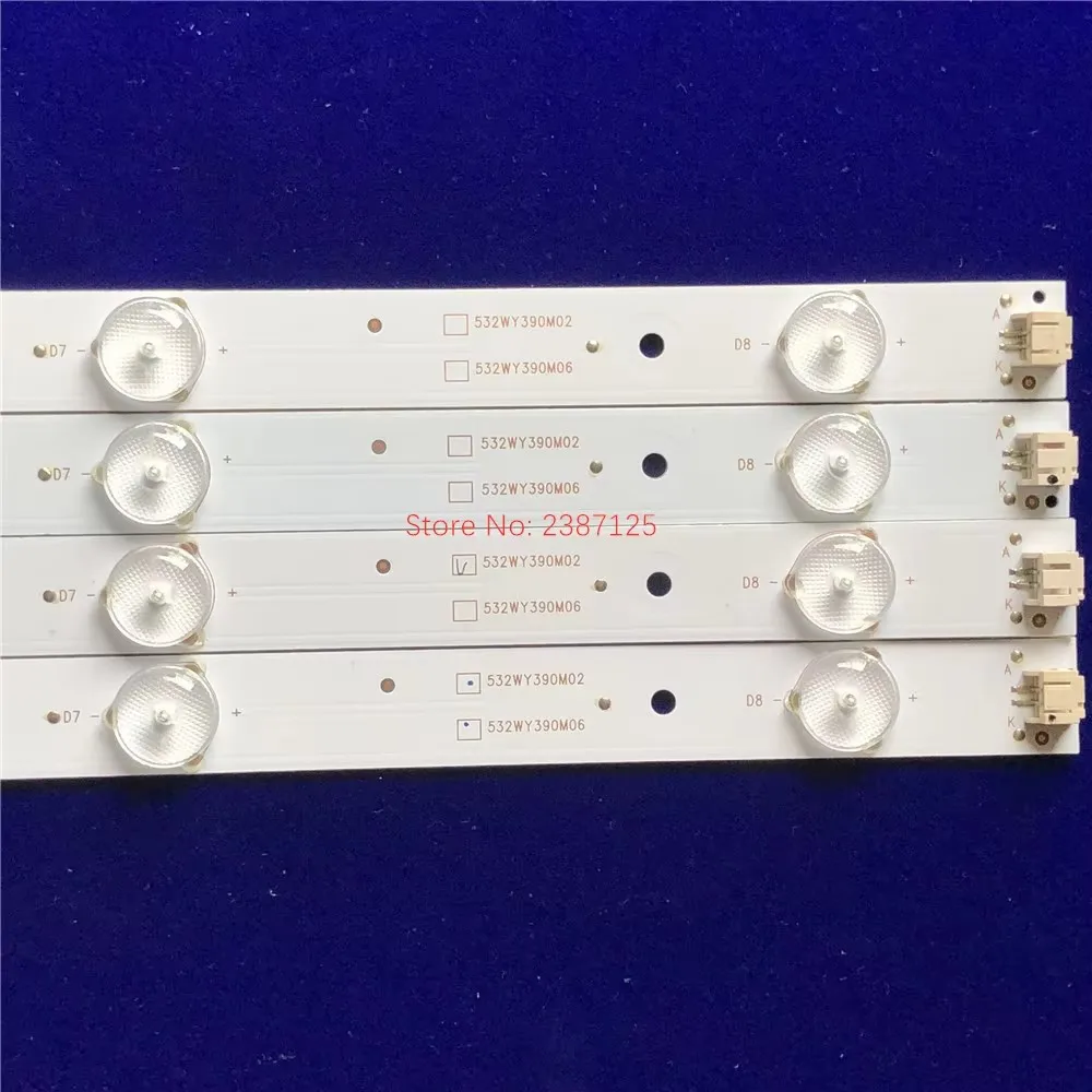 Светодиодная лента подсветки 8 ламп для OY39D08-ZC21FG-02 OY39D08-ZC14F-04 LED-39B350 LED-39B700S LE39D71 LE39F51S LS390TU5P03
Светодиодная лента подсветки 8 ламп для OY39D08-ZC21FG-02 OY39D08-ZC14F-04 LED-39B350 LED-39B700S LE39D71 LE39F51S LS390TU5P03