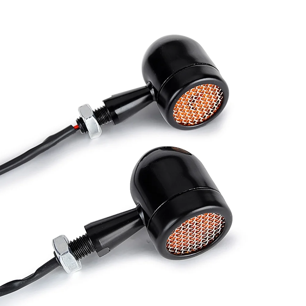 Motorcycle LED Turn Indicator Lights Metal Mesh Housing Compact Design Easy Installation Bright Direction Signal Lights
Motorcycle LED Turn Indicator Lights Metal Mesh Housing Compact Design Easy Installation Bright Direction Signal Lights