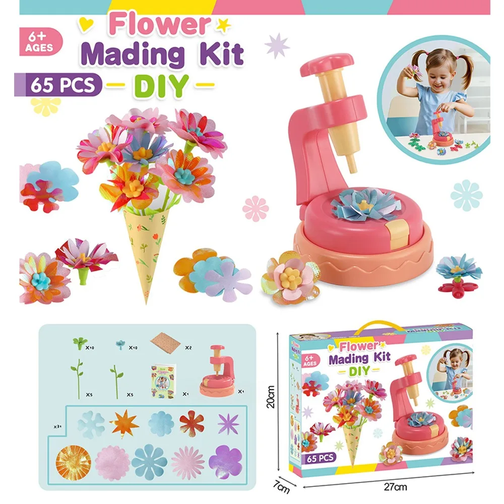 Creative Handmade Flower Making Kit DIY Art Craft Simulation Bouquet Machine Flower Arrangement Toy Gift
Creative Handmade Flower Making Kit DIY Art Craft Simulation Bouquet Machine Flower Arrangement Toy Gift