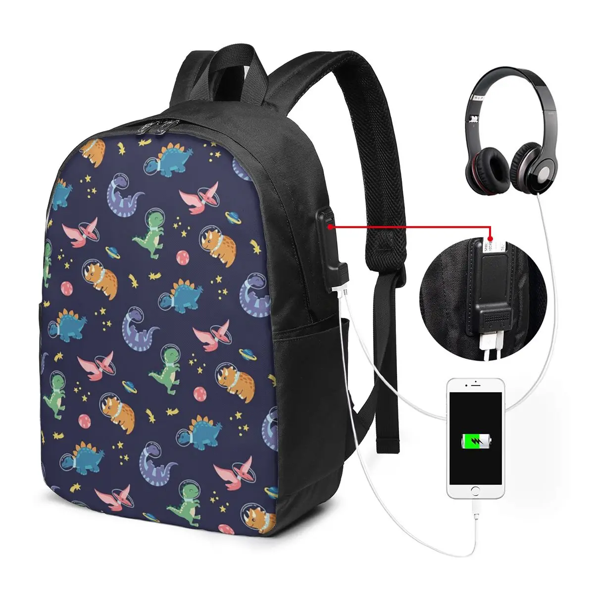 Dinosaur Dinosaurs In Space Backpack Travel Notebook Bag Computer College Student School Bag Laptop Shoulder Bags for Men Women
Dinosaur Dinosaurs In Space Backpack Travel Notebook Bag Computer College Student School Bag Laptop Shoulder Bags for Men Women