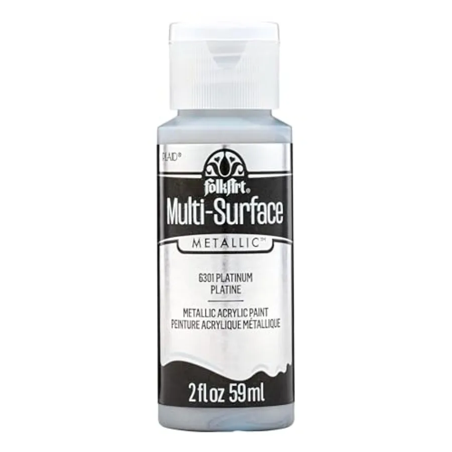 Multi-Surface Metallic Paint in Assorted Colors 2 oz
Multi-Surface Metallic Paint in Assorted Colors 2 oz