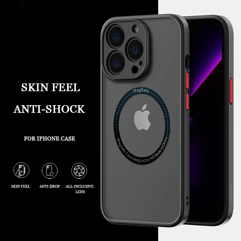 For Magsafe Wireless Charging Case For iphone 14 12 11 13 Pro Max XS Max XR X 7 8 Plus Mini Translucent Magnetic Shockproof Case
For Magsafe Wireless Charging Case For iphone 14 12 11 13 Pro Max XS Max XR X 7 8 Plus Mini Translucent Magnetic Shockproof Case