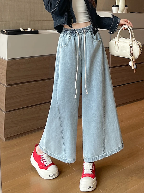 Retro American Washed Wide Leg Jeans Women's High Waist Straight Leg Pants Summer New Cotton Brand Tailored Goods
Retro American Washed Wide Leg Jeans Women's High Waist Straight Leg Pants Summer New Cotton Brand Tailored Goods