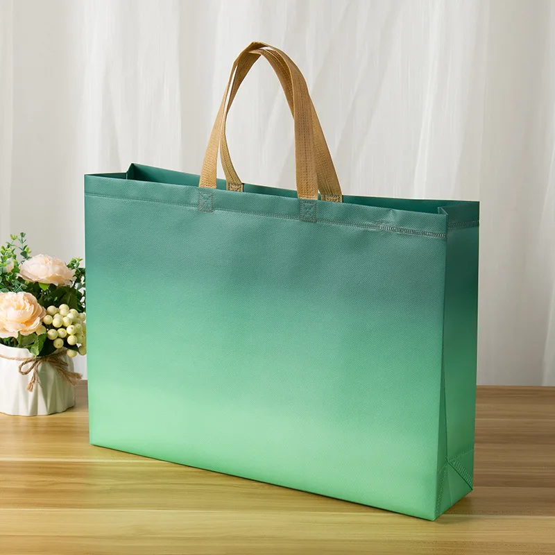 Custom.Gradient Clothing Store Tote Bag Film Thickened plus-Sized Non-Woven Bag Women's Shopping Bag Hand Bag
Custom.Gradient Clothing Store Tote Bag Film Thickened plus-Sized Non-Woven Bag Women's Shopping Bag Hand Bag