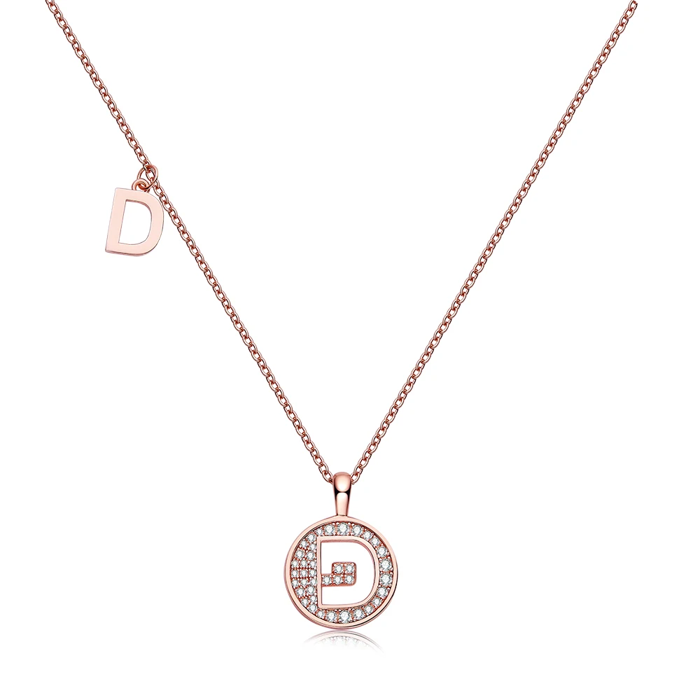 Full Moissanite Letter D Rose Gold Color Necklace S925 Sterling Silver For Women Initial Letter Pendant 2025 Newest Jewelry
Full Moissanite Letter D Rose Gold Color Necklace S925 Sterling Silver For Women Initial Letter Pendant 2025 Newest Jewelry