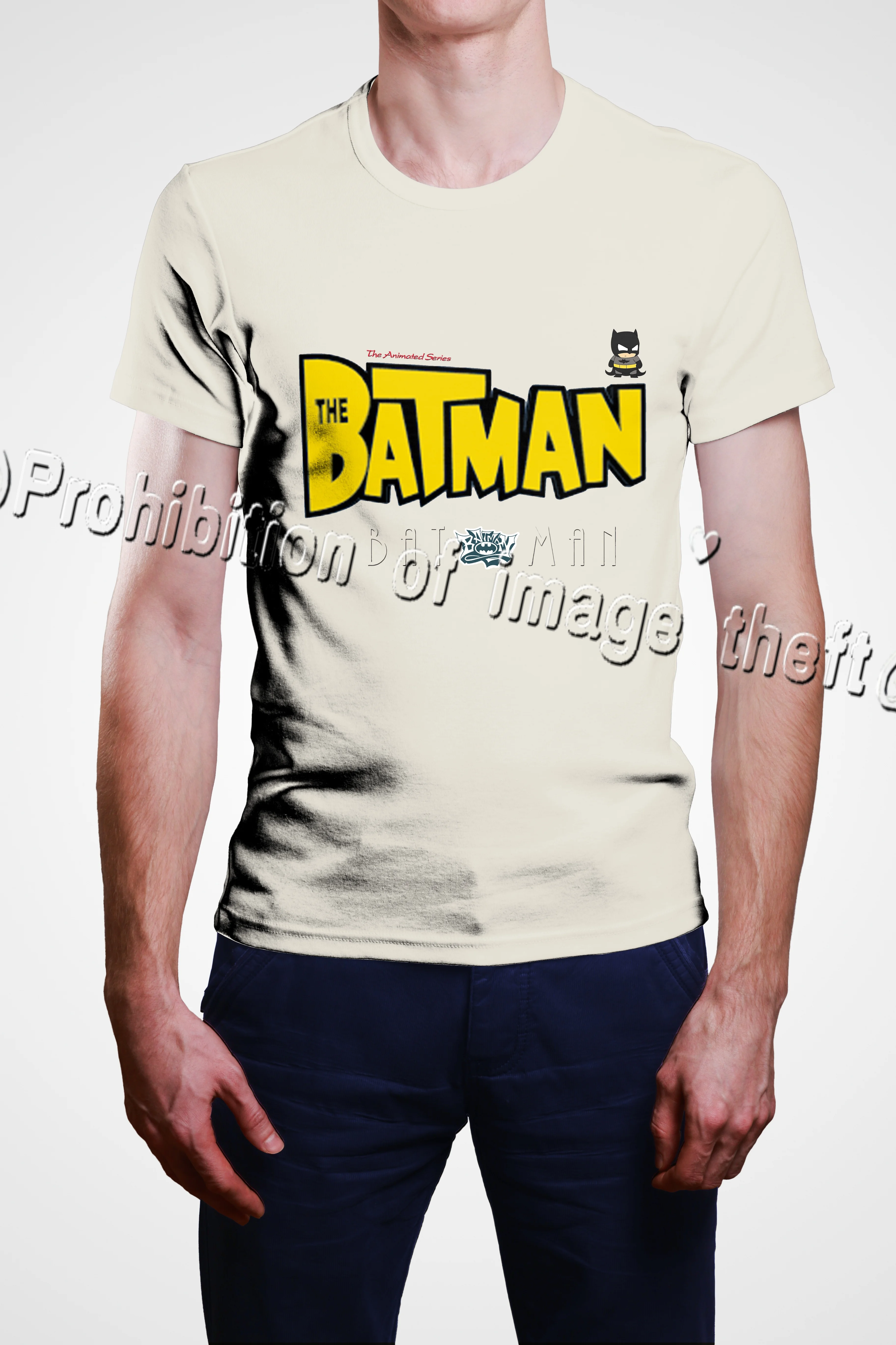 Batman Letter Printed Light Colored Short Sleeved T-shirt, Summer Trend Men's Top, Quick Drying Plus Size, Sweat Wicking
Batman Letter Printed Light Colored Short Sleeved T-shirt, Summer Trend Men's Top, Quick Drying Plus Size, Sweat Wicking