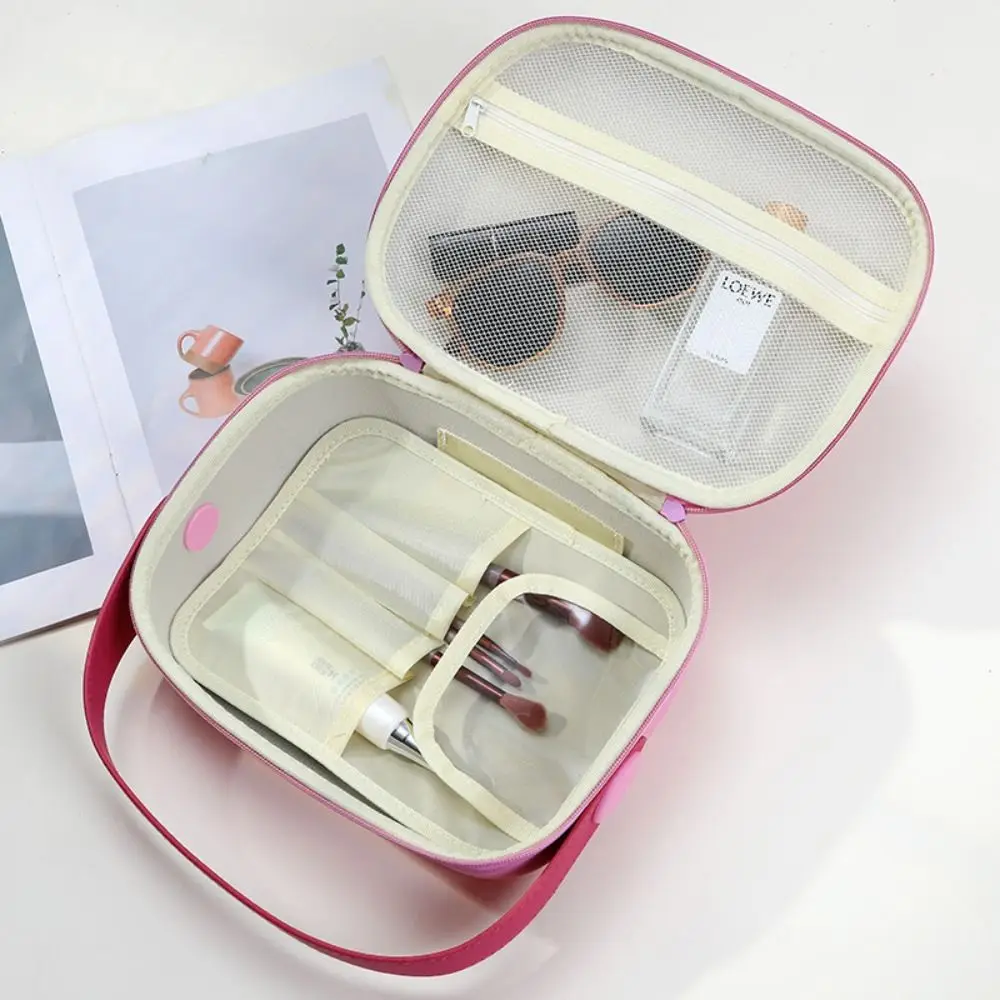 Simple Waterproof PU Cosmetic Bag Handle Candy Color Portable Tote Bag Large-Capacity Multi-Functional Wash Storage Bag Travel
Simple Waterproof PU Cosmetic Bag Handle Candy Color Portable Tote Bag Large-Capacity Multi-Functional Wash Storage Bag Travel