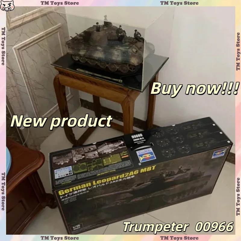 1/16 Trumpeter 00966 2A6 Немецкий леопардовый главный боевой танк в сборе, наборы моделей, коллекция пластиковых комплектов, подарки на день рождения, игрушка в наличии 
1/16 Trumpeter 00966 2A6 Немецкий леопардовый главный боевой танк в сборе, наборы моделей, коллекция пластиковых комплектов, подарки на день рождения, игрушка в наличии