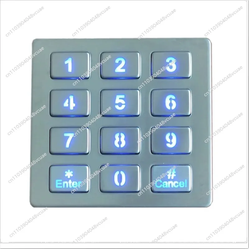 For Top Mount Metal Illuminated USB Backlit Keypad,LED Backlighted 12 Keys 3x4 Stainless Steel Keyboard for Access System
For Top Mount Metal Illuminated USB Backlit Keypad,LED Backlighted 12 Keys 3x4 Stainless Steel Keyboard for Access System