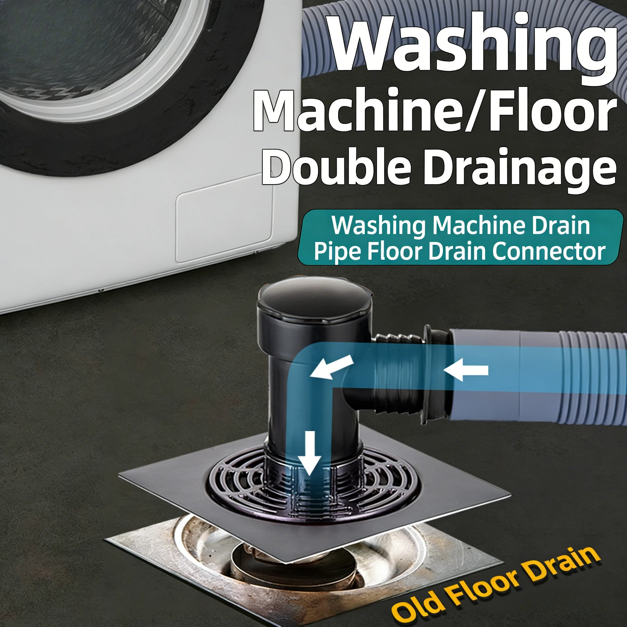 Anti Overflow Deodorant Sink Elbow Pipe Connector Double Purpose Household Washing Machine Seal Floor Drain Easy To Install
Anti Overflow Deodorant Sink Elbow Pipe Connector Double Purpose Household Washing Machine Seal Floor Drain Easy To Install