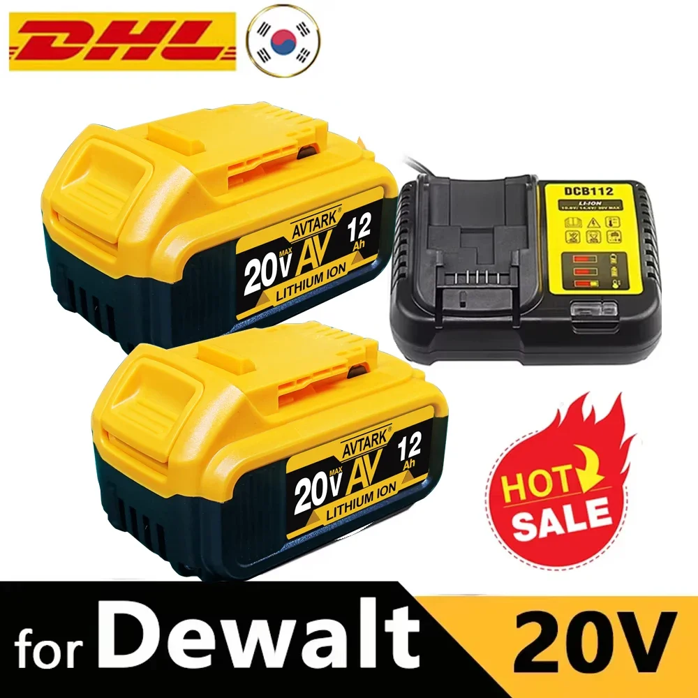 New 100% Original 20V 12000mAh Battery for DeWalt DCB206, DCB205, DCB204-2 - 12.0Ah Power Tool Battery, Genuine & Compatible
New 100% Original 20V 12000mAh Battery for DeWalt DCB206, DCB205, DCB204-2 - 12.0Ah Power Tool Battery, Genuine & Compatible