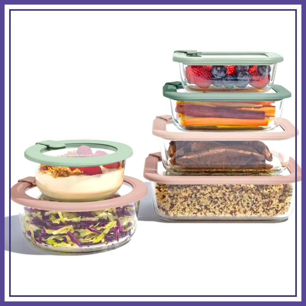 Leak-Proof Glass Food Storage Set - 12-Piece, Airtight Lids, BPA-Free, Microwave Freezer Oven Dishwasher Safe
Leak-Proof Glass Food Storage Set - 12-Piece, Airtight Lids, BPA-Free, Microwave Freezer Oven Dishwasher Safe