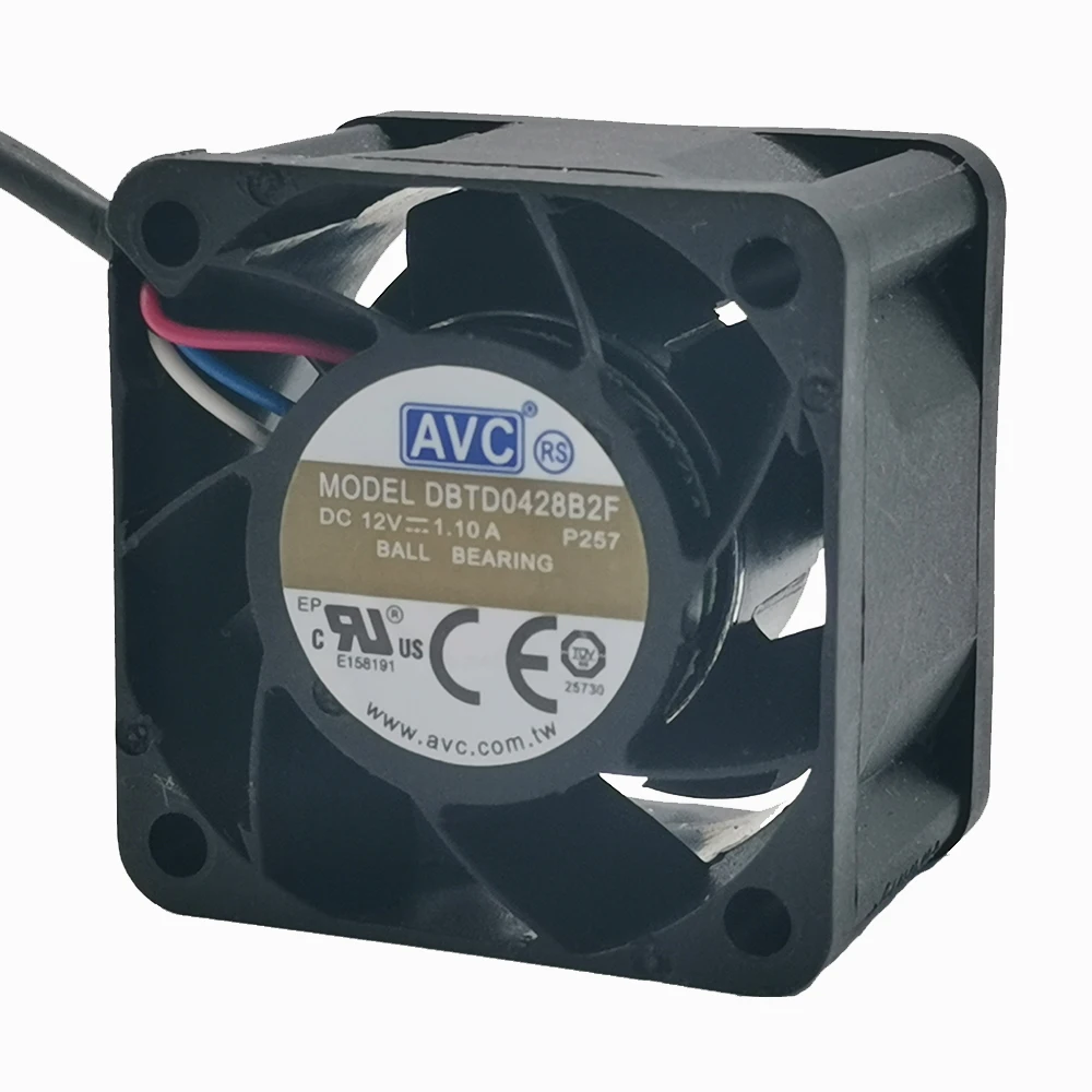 Новый и оригинальный AVC DBTD0428B2F p236 4028 12В 1.10a 4 см вентилятор охлаждения сервера
Новый и оригинальный AVC DBTD0428B2F p236 4028 12В 1.10a 4 см вентилятор охлаждения сервера