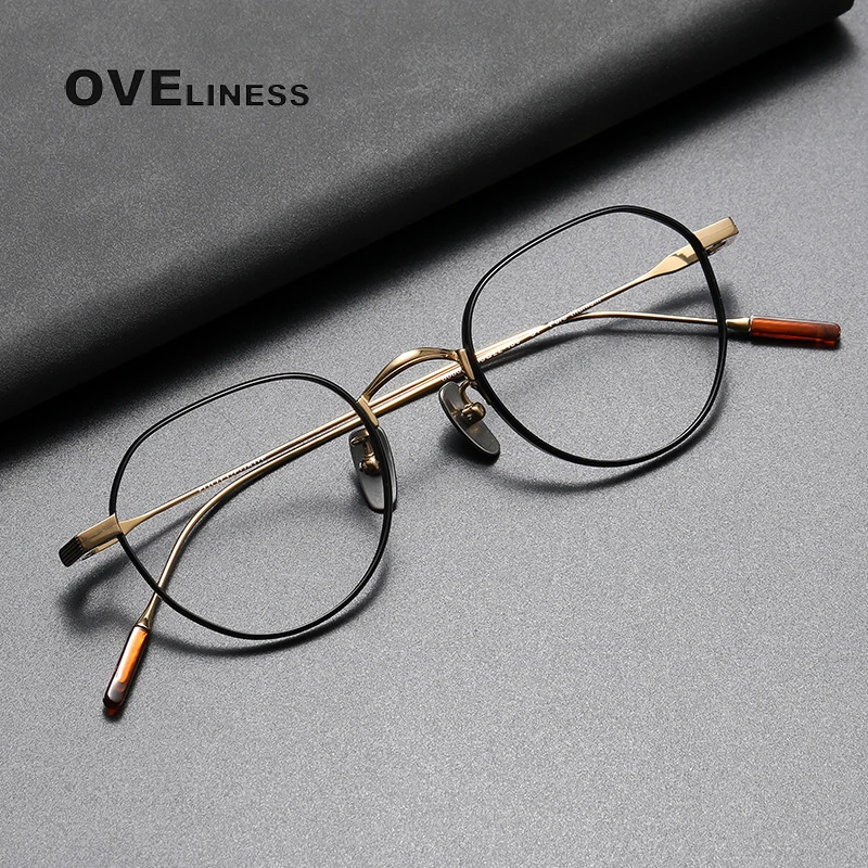 Retro Pure Titanium male eyeglasses frames Optical Vintage Round Glasses Frame Women Men Prescription Myopia eye glasses eyewear
Retro Pure Titanium male eyeglasses frames Optical Vintage Round Glasses Frame Women Men Prescription Myopia eye glasses eyewear